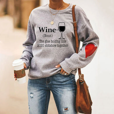 Wine Heart Sweatshirt