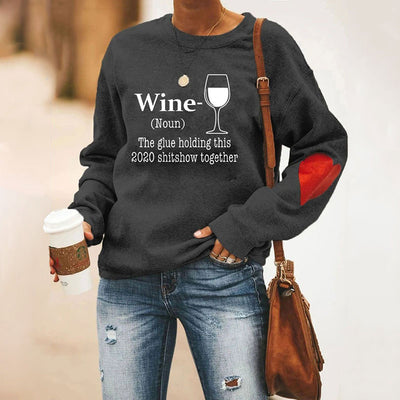 Wine Heart Sweatshirt