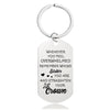 Whenever You Feel Overwhelmed - Inspirational Keychain - A916