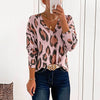 Leopard Print V Neck Top (6 Colors)