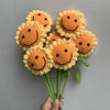 Handmade Knitted Décor Gift - Sunflower with Smiling