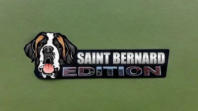 Saint Bernard Car Badge Laser Cutting Car Emblem CE059