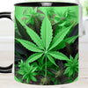 Pink Stoner Chick - Weed Accent Mug