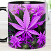 Pink Stoner Chick - Weed Accent Mug