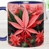 Pink Stoner Chick - Weed Accent Mug