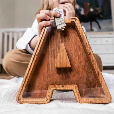 Personalized Wooden Letter Piggy Bank 🔥Buy 2 Free Shipping🔥