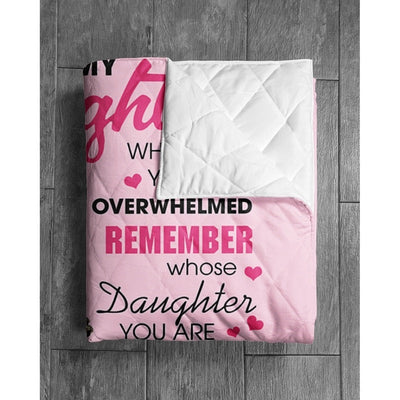 To My Daughter - From Dad - A327 - Premium Blanke