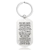 Dad To Son - You Will Never Lose - Inspirational Keychain - A909