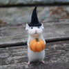 Handmade Halloween Mouse With A Pumpkin