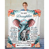 To My Daughter - From Mom - A335 - Premium Blanket