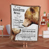 I Love You - A934 - Brown Bear Premium Blanket