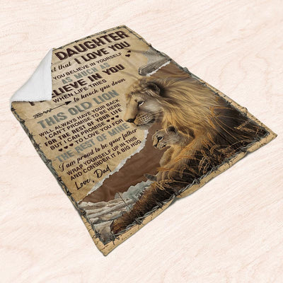 I Believe In You - A933 - Lion Premium Blanket