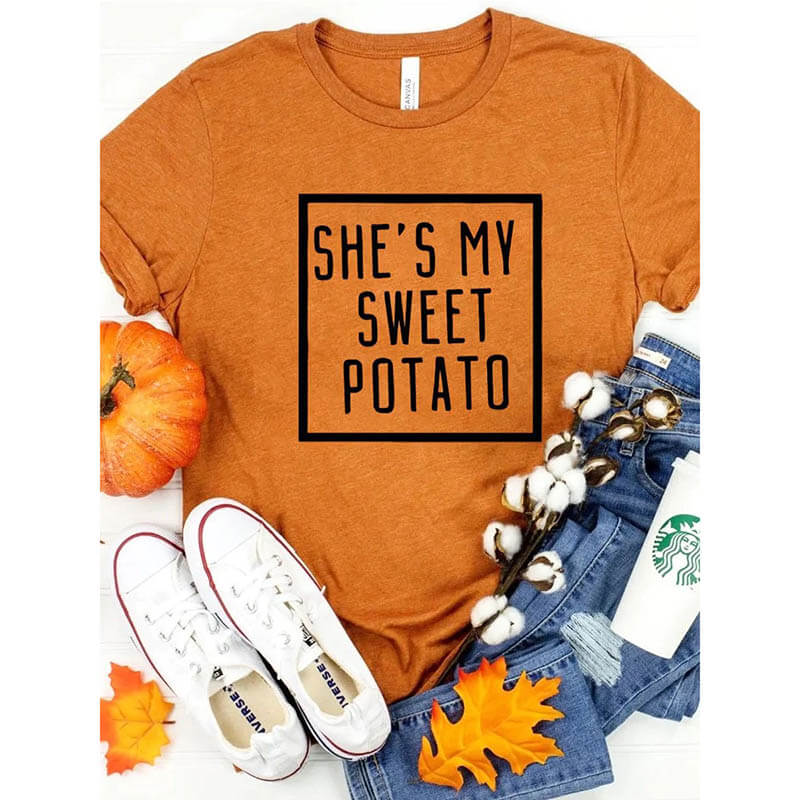 She's My Sweet Potato I Yam Matching T-shirts