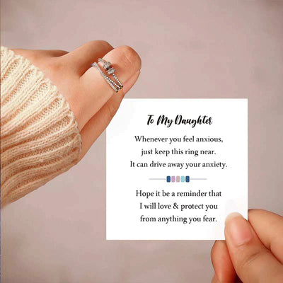 To My Daughter - Anxiety Release Ring