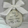 Christmas Ornaments Feather Ball - Angel In Heaven Memorial Ornament