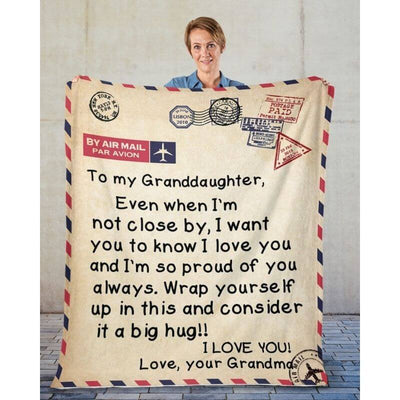 To My Granddaughter - From Grandma - A325 - Premium Blanket