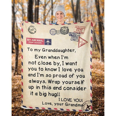 To My Granddaughter - From Grandma - A325 - Premium Blanket