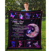 To My Dad - From Son - Butterfly A316 - Premium Blanket