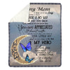 To My Mom - From Son - Butterfly A314 - Premium Blanket