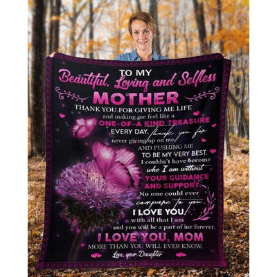 To My Mom - From Daughter  - A368 - Premium Blanket