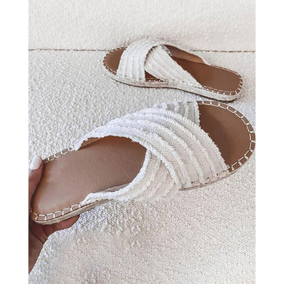 Cleo Espadrille Slides (3 COLORS)