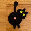 Cute Cat Knitted Kitten Butt Coasters