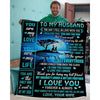 To My Husband - From Wife - A334 - Premium Blanket