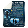 To My Wife - From Husband - A356 - Premium Blanket