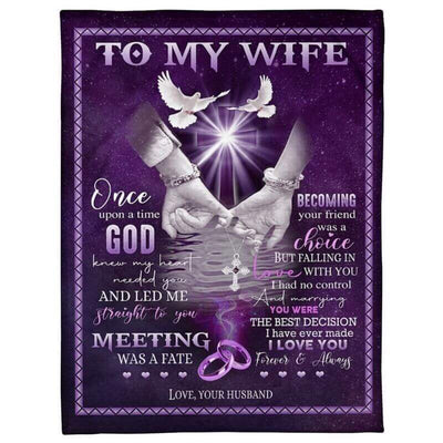 To My Wife - From Husband - A355 - Premium Blanket