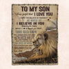 To My Son - From Dad - A933 - Premium Blanket