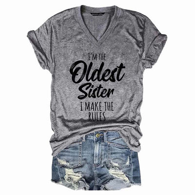 Sister Rules Don't Apply To Me Funny T-shirts