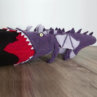 Knit Crocodile Socks