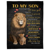 To My Son - From Dad - A384 - Premium Blanket