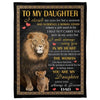 To My Daughter - From Dad - A383 - Premium Blanket