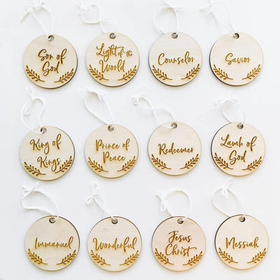 Names Of Jesus Ornaments