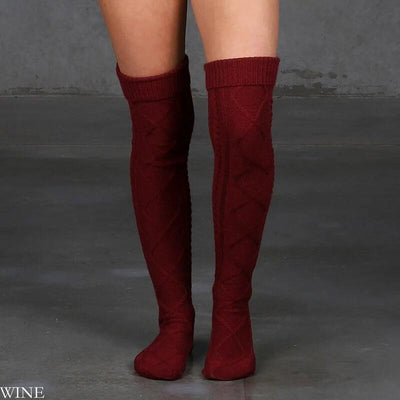 Over The Knee Knit Socks