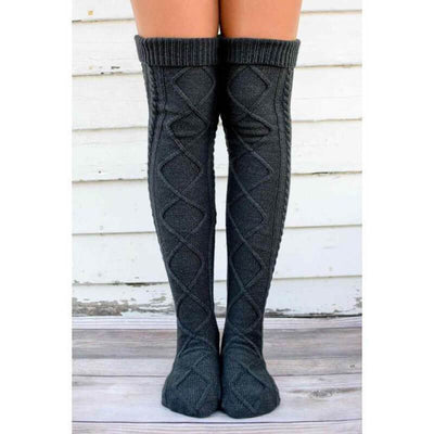 Over The Knee Knit Socks