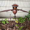 Handmade Flying Owl Garden Stake