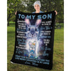 To My Son - From Mom  - A373 - Premium Blanket