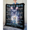 To My Son - From Mom  - A373 - Premium Blanket