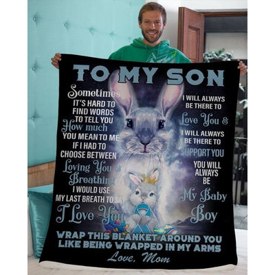 To My Son - From Mom  - A373 - Premium Blanket