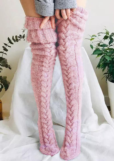 Elegant Hand-knitted Warm Socks