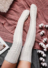 Elegant Hand-knitted Warm Socks