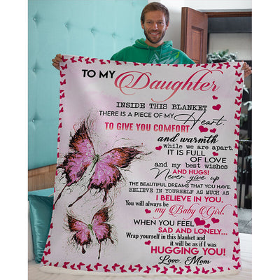 To My Daughter - From Mom - F022 - Premium Blanket