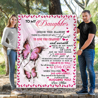 To My Daughter - From Mom - F022 - Premium Blanket