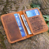 To My Wife From Husband - Leather Bifold Wallet