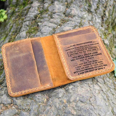 You Will Never Lose - Leather Bifold Wallet