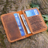 To My Son From Dad - Leather Bifold Wallet