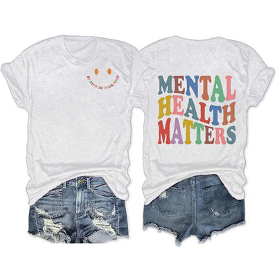 Mental Health Matters Crew Neck T-shirt