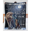 To My Grandma - From Granddaughter - A371 - Premium Blanket